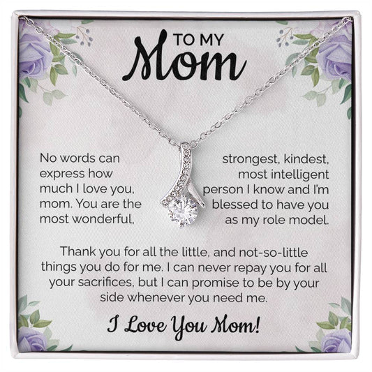 To My Mom | Thank You For All (Alluring Beauty Necklace)