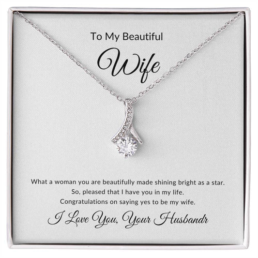 To My Wife | What A Woman (Alluring Beauty Necklace)