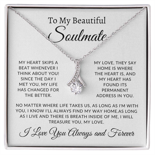 To My Soulmate | My Heart (Alluring Beauty Necklace)