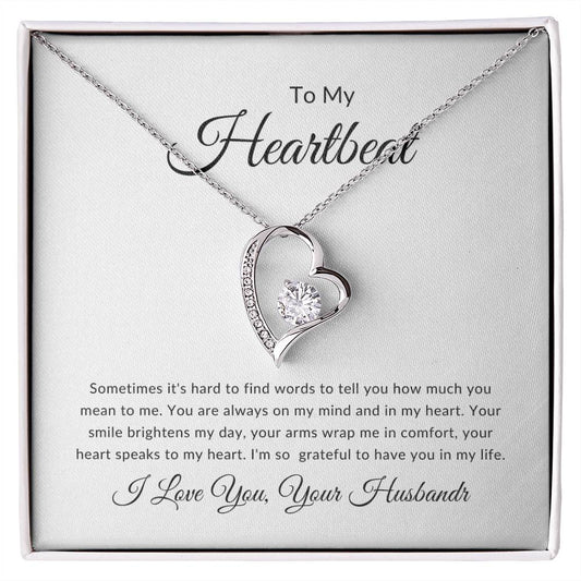 To My Heartbeat | Always On My Mind (Forever Love Necklace)