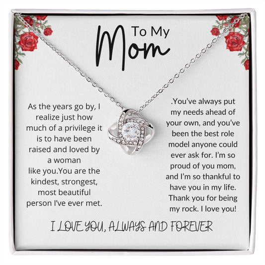 Mom - Loved - Love Knot