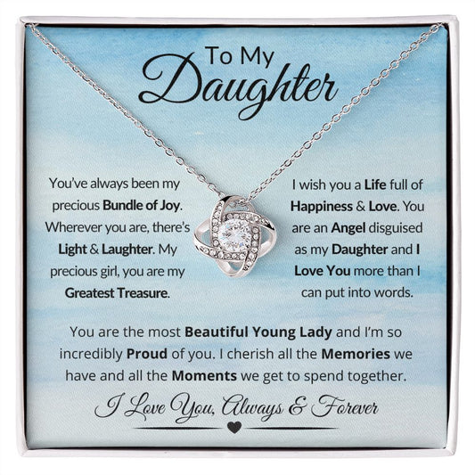 Daughter - Beautiful Young Lady - Love Knot