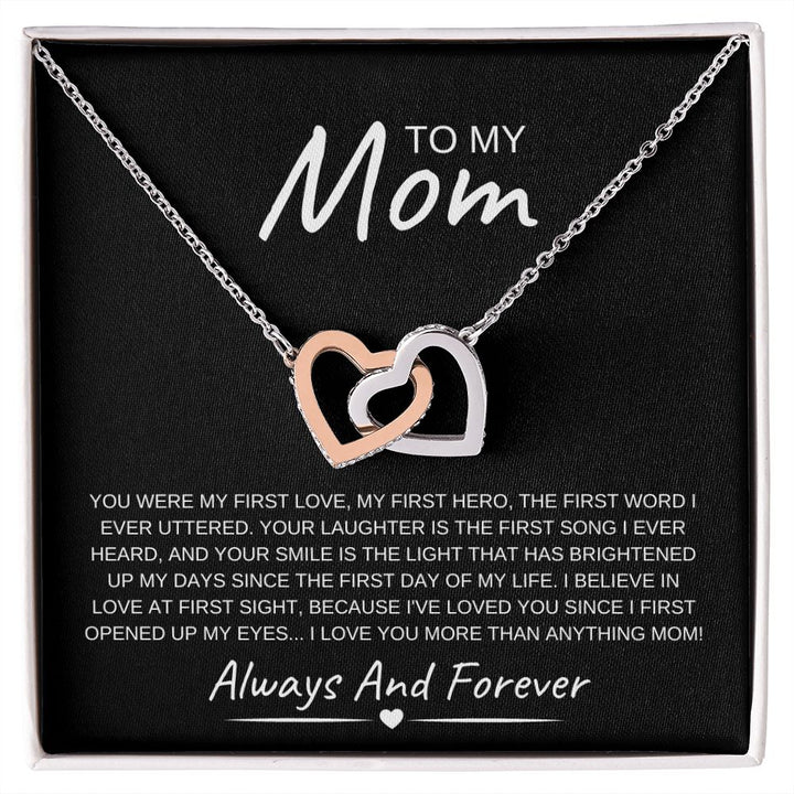 Mom - First Love - Interlocking Heart – Treazure Forever