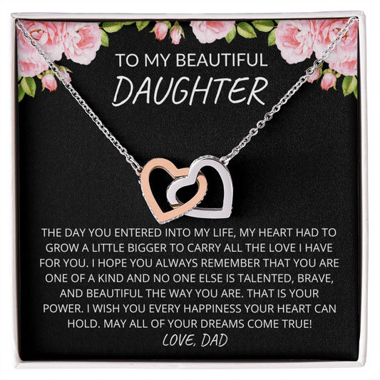 Daughter - My Heart - Interlocking Hearts