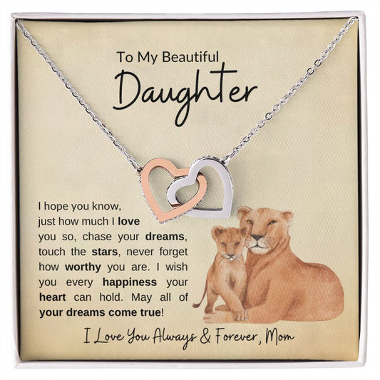 Daughter-Chase Your Dreams-Interlocking Hearts